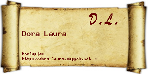 Dora Laura névjegykártya