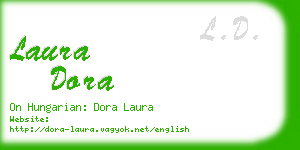 laura dora business card